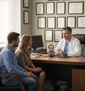 Professional hair loss assessments by experts, not pushy salesmen. 